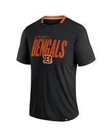 Fanatics Men's Black Cincinnati Bengals Defender Fade Slant T-Shirt