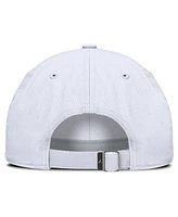 Jordan Men's White Michigan Wolverines Core Club Mascot Wordmark Adjustable Hat