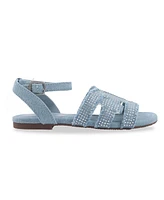 Sam Edelman Little and Big Girls Bella Bay Denim Sandals