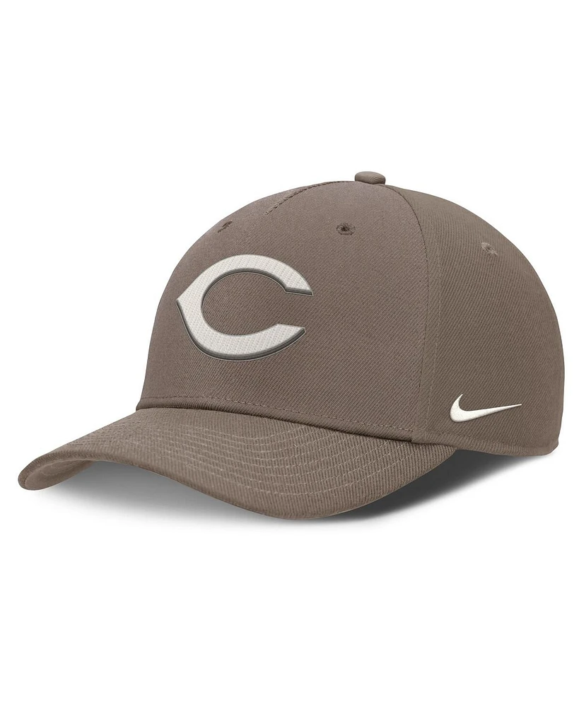 Nike Men's Brown Cincinnati Reds Rise Performance Adjustable Hat