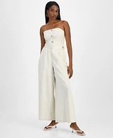 Bar Iii Women's Wide-Leg High-Rise Pants, Exclusively at Macy's
