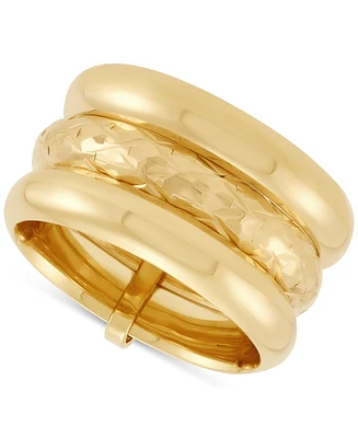 3-Pc. Set Polished Band Rings in 14k Yellow Gold