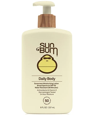 Sun Bum Daily Body Sunscreen Moisturizing Lotion Spf 50, 8 oz.