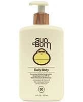 Sun Bum Daily Body Sunscreen Moisturizing Lotion Spf 50, 8 oz.