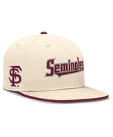 Nike Men's Natural Florida State Seminoles Primetime True Performance Fitted Hat