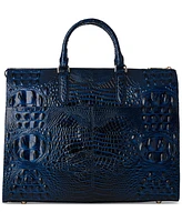 Brahmin Large Leather Business Tote