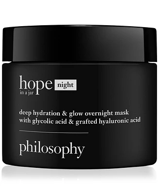 philosophy Hope In A Jar Deep Hydration & Glow Overnight Mask, 2 oz.