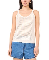 1.state Women's Pointelle Knit Tank Top