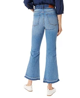 Sam Edelman Women's Mid-Rise Kick Flare Jeans