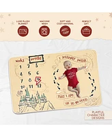 Harry Potter Baby Boys Bodysuit and Monthly Milestone Blanket 4 Piece Newborn