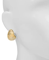 Patricia Nash Gold-Tone Scallop J Hoop Clip-On Earrings