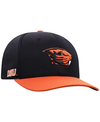 Top of the World Men's Black Oregon State Beavers Reflex Fitted Hat