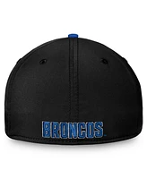 Top of the World Men's Black Boise State Broncos Reflex Fitted Hat