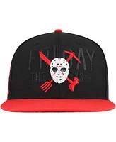 Lids Men's Jason Voorhees Black Friday the 13th Snapback Hat