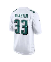 Nike Men's Cooper DeJean Tundra White Philadelphia Eagles Super Bowl Lix Fashion Game Jersey