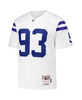 Mitchell & Ness Men's Dwight Freeney White Indianapolis Colts 2006 Legacy Replica Jersey