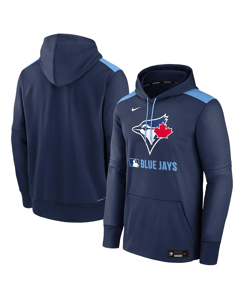 Nike Men's Navy Toronto Blue Jays Authentic Collection Performance Pullover Hoodie