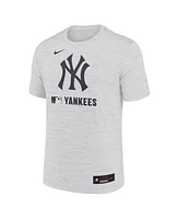 Nike Men's White New York Yankees Authentic Collection Velocity Performance Practice T-Shirt