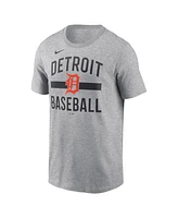 Nike Men's Heather Gray Detroit Tigers Arched T-Shirt