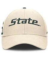 Nike Men's Natural Michigan State Spartans Primetime Rise Adjustable Hat