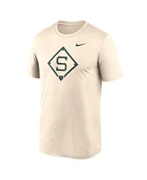 Nike Men's Cream Michigan State Spartans Legend Baseball Icon Performance T-Shirt