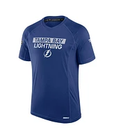 Fanatics Men's Blue Tampa Bay Lightning Authentic Pro Rink Tech T-Shirt