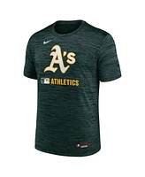 Nike Men's Green Athletics Authentic Collection Velocity Performance Practice T-Shirt