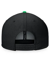 Fanatics Men's Black/Green Austin Fc Downtown Snapback Hat