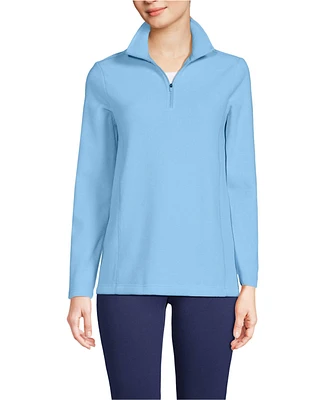 Lands' End Women's Anyweather Fleece Quarter Zip Pullover