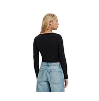 Cotton On Women's Annie Lace Tie Long Sleeve