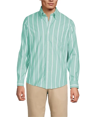 Lands' End Men's Traditional Fit No Iron Twill Shirt