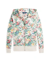 Polo Ralph Lauren Big Girls Floral Loopback Fleece Full-Zip Hoodie