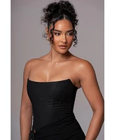 Jluxlabel Women's Fenix Reversible Linen Corset