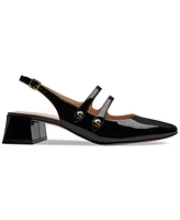 Coach Women's Winley Patent Leather Slip-On Pumps