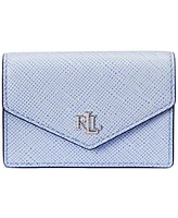 Lauren Ralph Textured Leather Small Flap Card Case