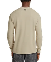 G-Star Raw Men's Relaxed Fit Overdyed Long Sleeve Crewneck T-Shirt