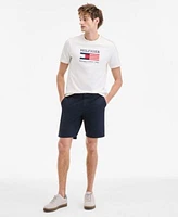 Tommy Hilfiger Mens Logo Flag T Shirt Shorts