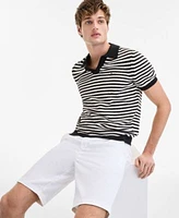 Tommy Hilfiger Mens Stripe Polo Shorts