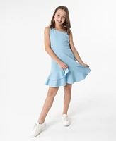 Rare Editions Big Girls Asymmetrical Scrub Dress