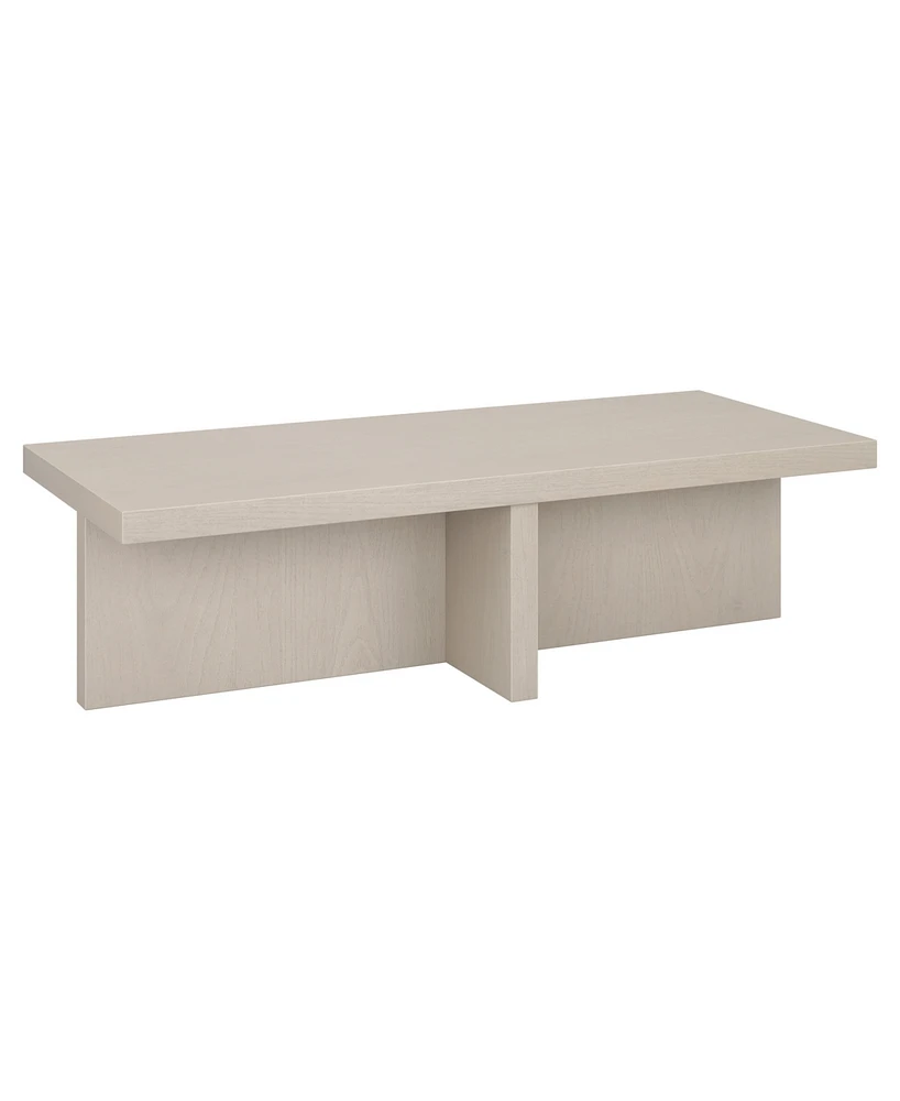 Hudson & Canal 54" Elna Wide Rectangular Coffee Table