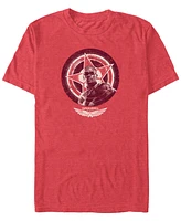Marvel Men's Shield Face Short Sleeve T-Shirt