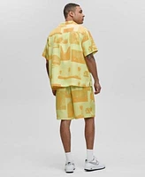 Mode Of One Mens Photoreal Collage Button Up Shirt Shorts Exclusively At Macys