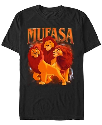 Lion King Men's Y2K Mufasa Short Sleeve T-Shirt