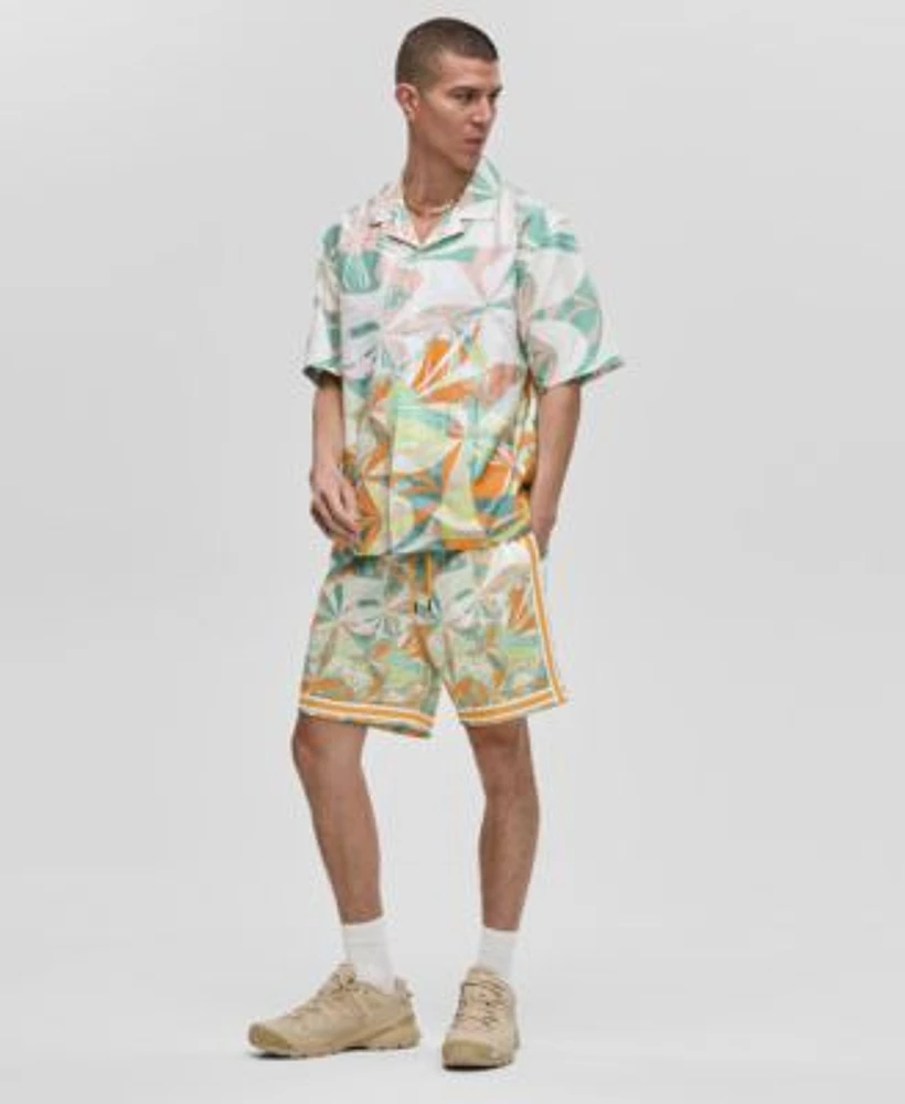 Mode Of One Mens Slick Play Camp Shirt 7 Mesh Shorts Exclusively At Macys