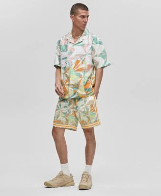 Mode Of One Mens Slick Play Camp Shirt 7 Mesh Shorts Exclusively At Macys