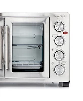 MegaChef 45 Quart Electric French Door Rotisserie Convection Counter Top Oven