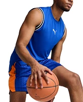 Puma Men's Rival Rage Regular-Fit Printed 9" Mesh Shorts