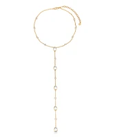 Ettika Marquise Crystal Lariat Necklace
