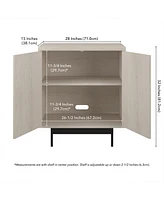 Hudson & Canal 28" Whitman Wide Rectangular Accent Cabinet