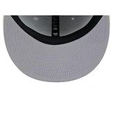 New Era Men's Gray/Yellow Minnesota Timberwolves Color Pack Two-Tone 9FIFTY Snapback Hat